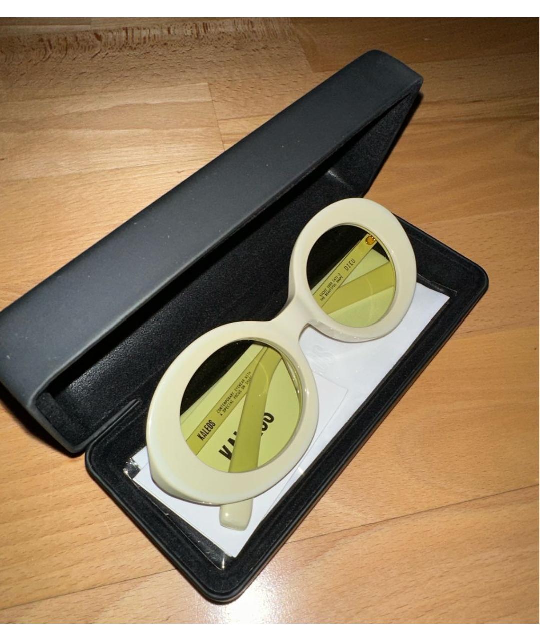 KALEOS Желтые пластиковые солнцезащитные очки, фото 7