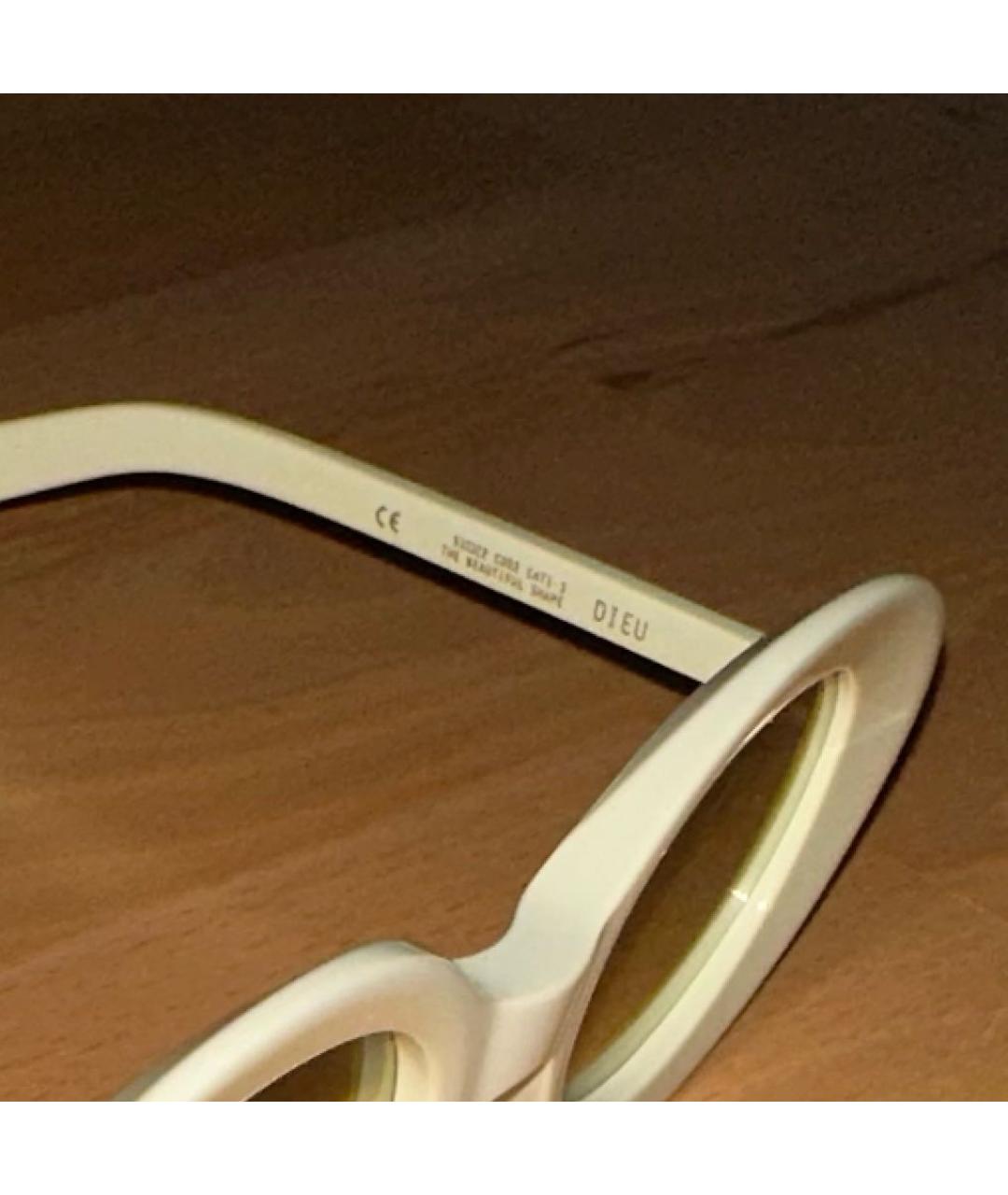 KALEOS Желтые пластиковые солнцезащитные очки, фото 3