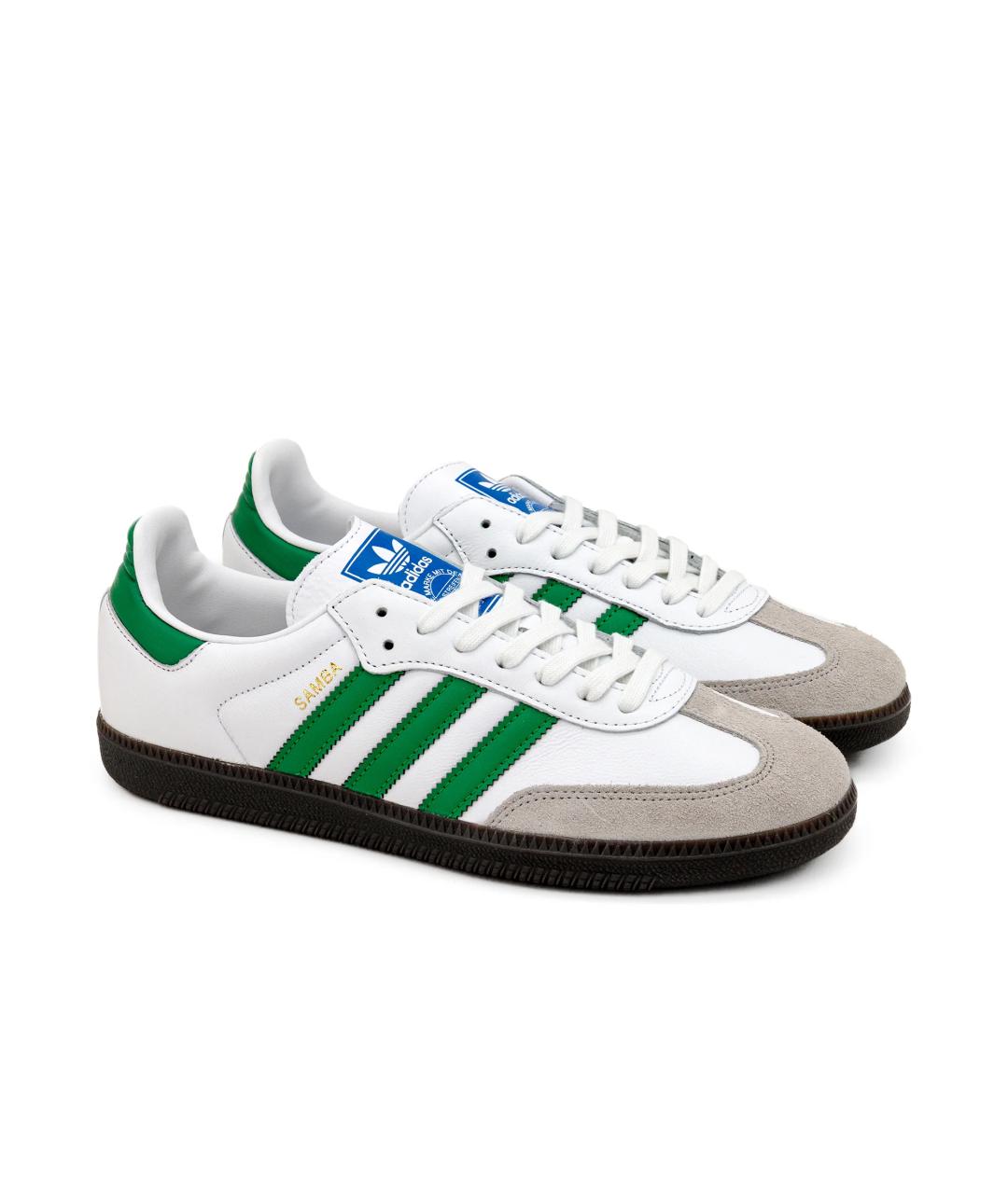 ADIDAS Белые кожаные кроссовки, фото 3