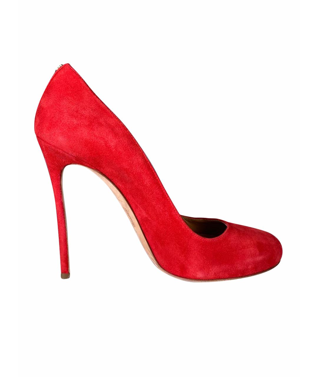 DSQUARED2 Красные замшевые туфли, фото 1