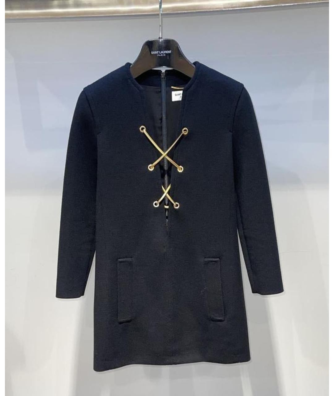 SAINT LAURENT Черное платье, фото 2