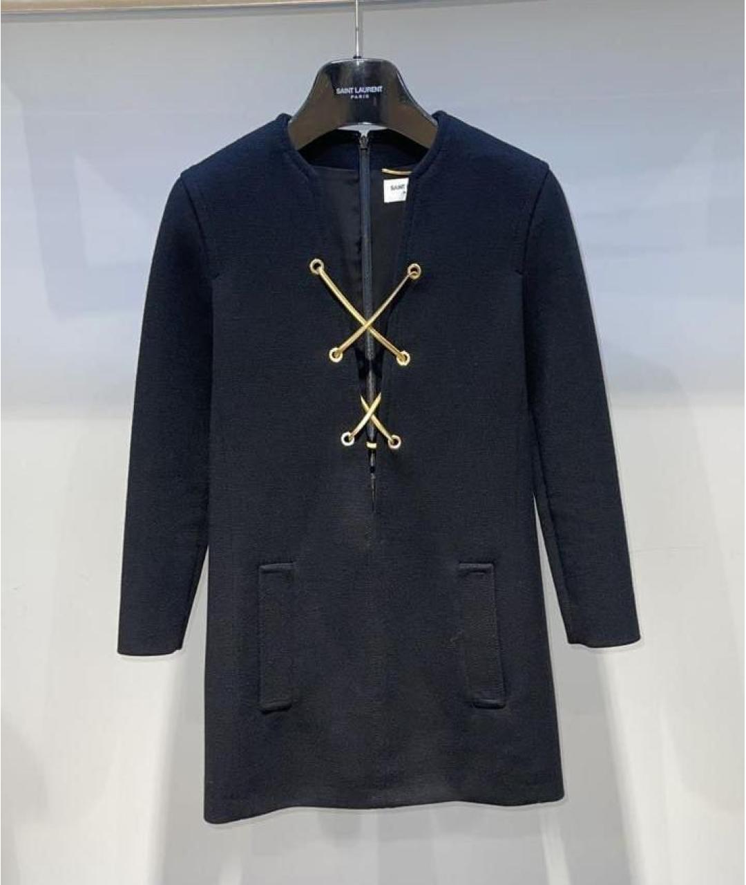 SAINT LAURENT Черное платье, фото 3