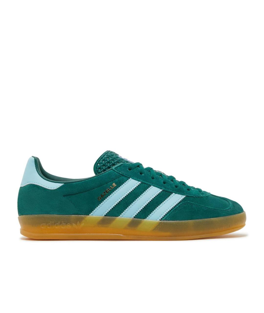 ADIDAS Зеленые замшевые кроссовки, фото 1