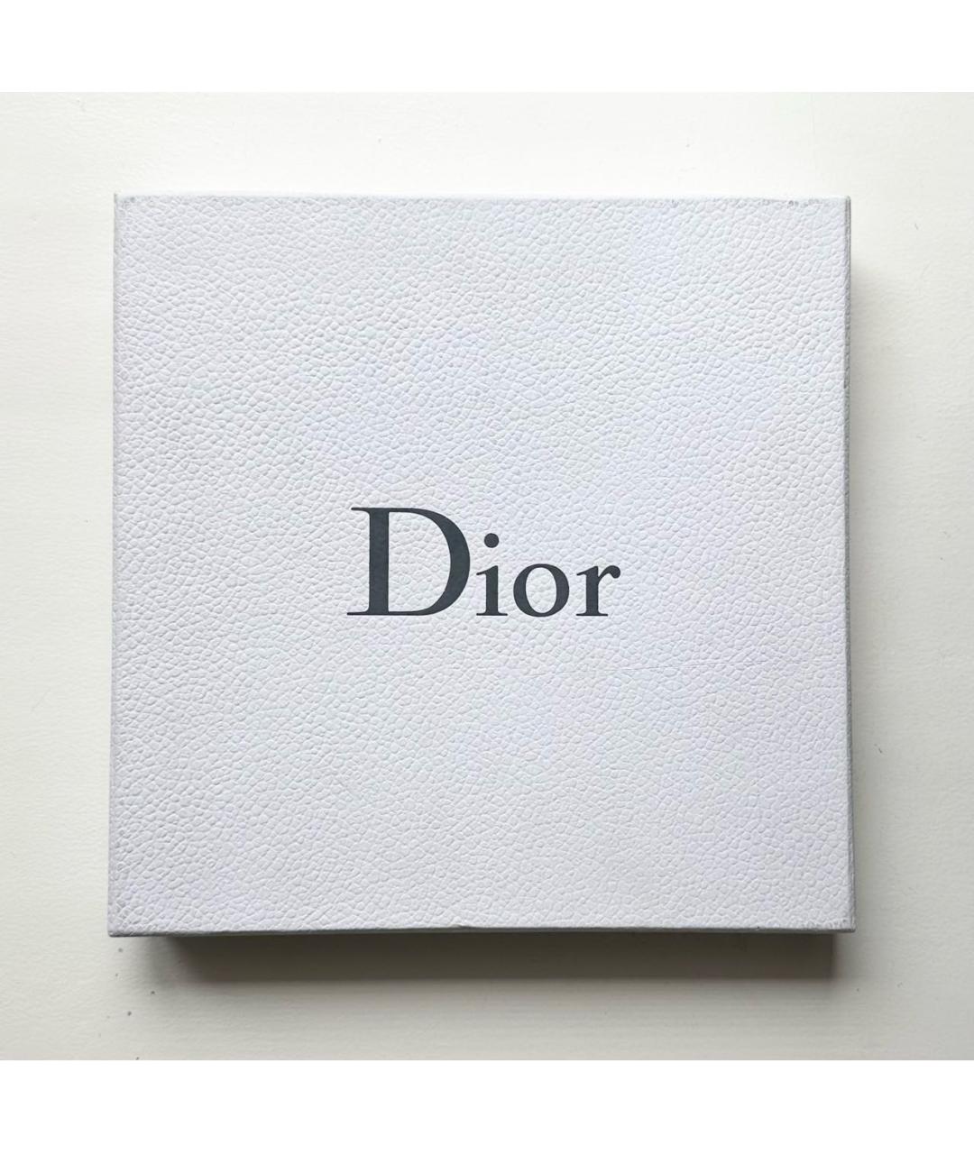 CHRISTIAN DIOR Черный шелковый платок, фото 5