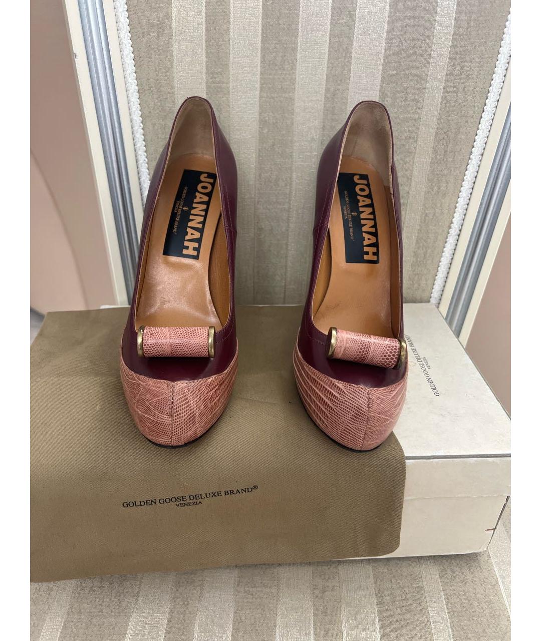 GOLDEN GOOSE DELUXE BRAND Мульти туфли из экзотической кожи, фото 2