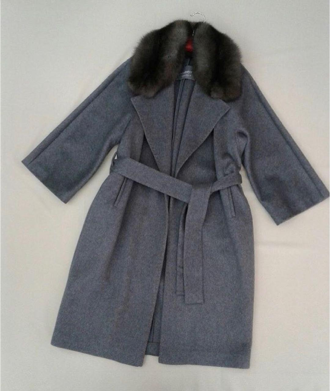 LANGIOTTI Антрацитовое кашемировое пальто, фото 9