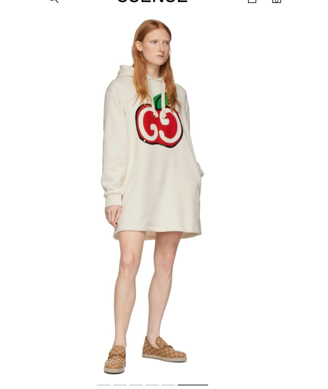 GUCCI Коричневые текстильные лоферы, фото 5