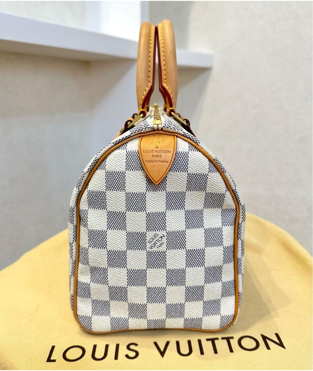 LOUIS VUITTON Кожаная сумка с короткими ручками, фото 5