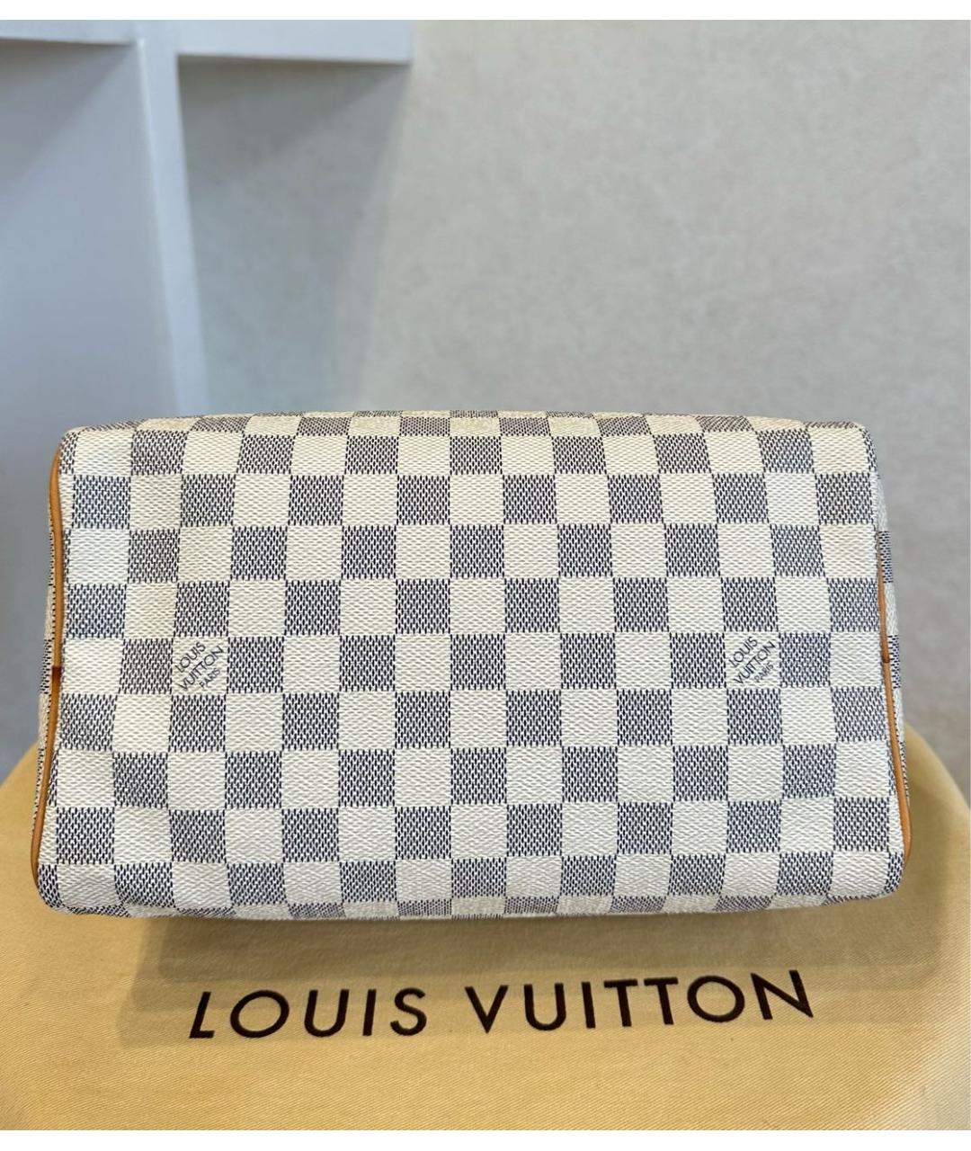 LOUIS VUITTON Кожаная сумка с короткими ручками, фото 8