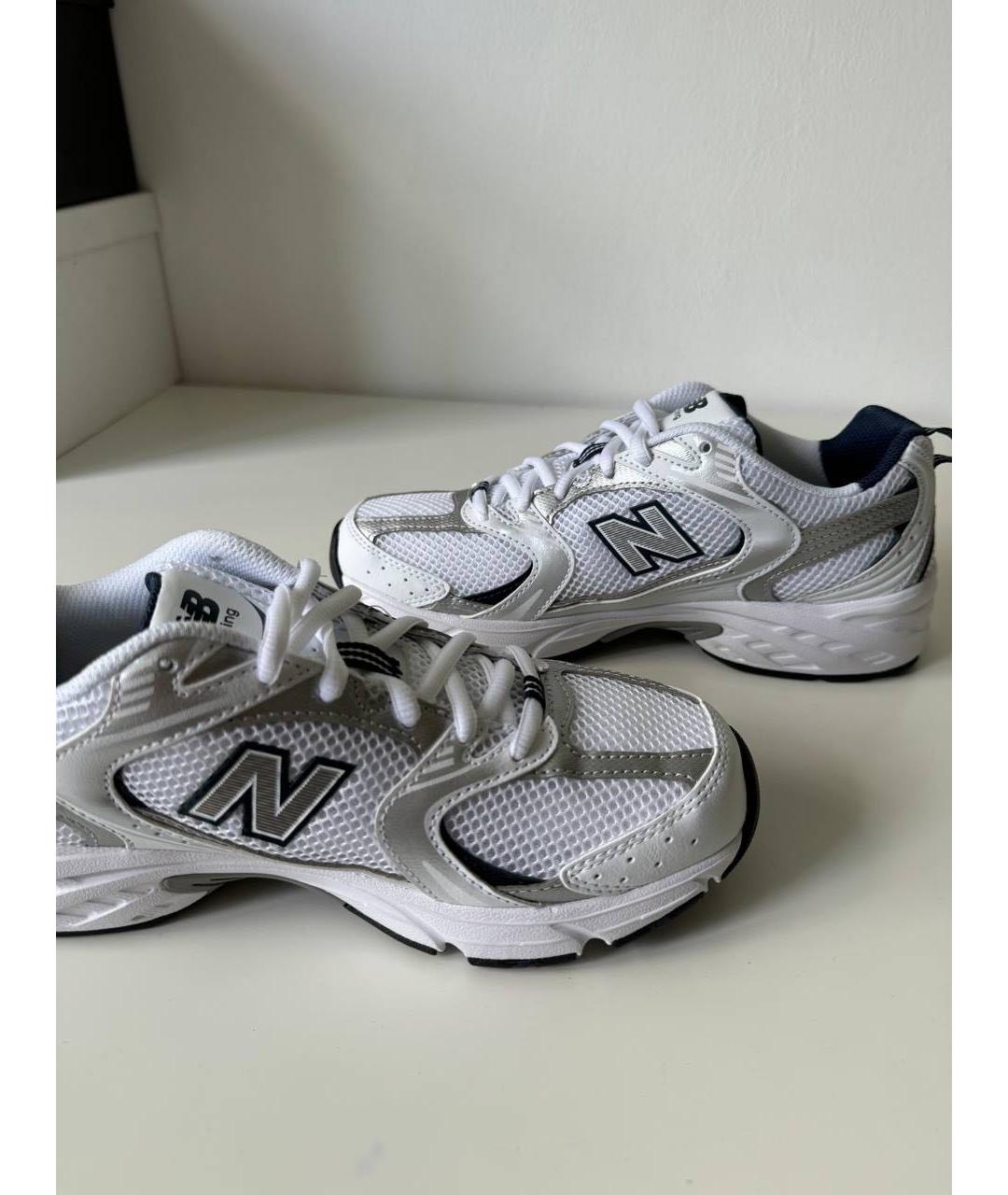 NEW BALANCE Темно-синие текстильные кроссовки, фото 7