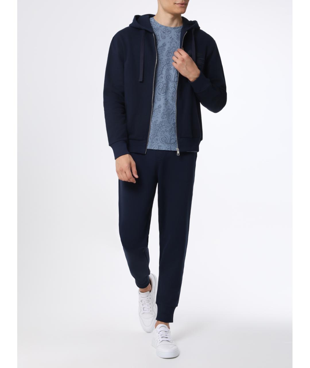 ETRO Синий повседневный костюм, фото 2