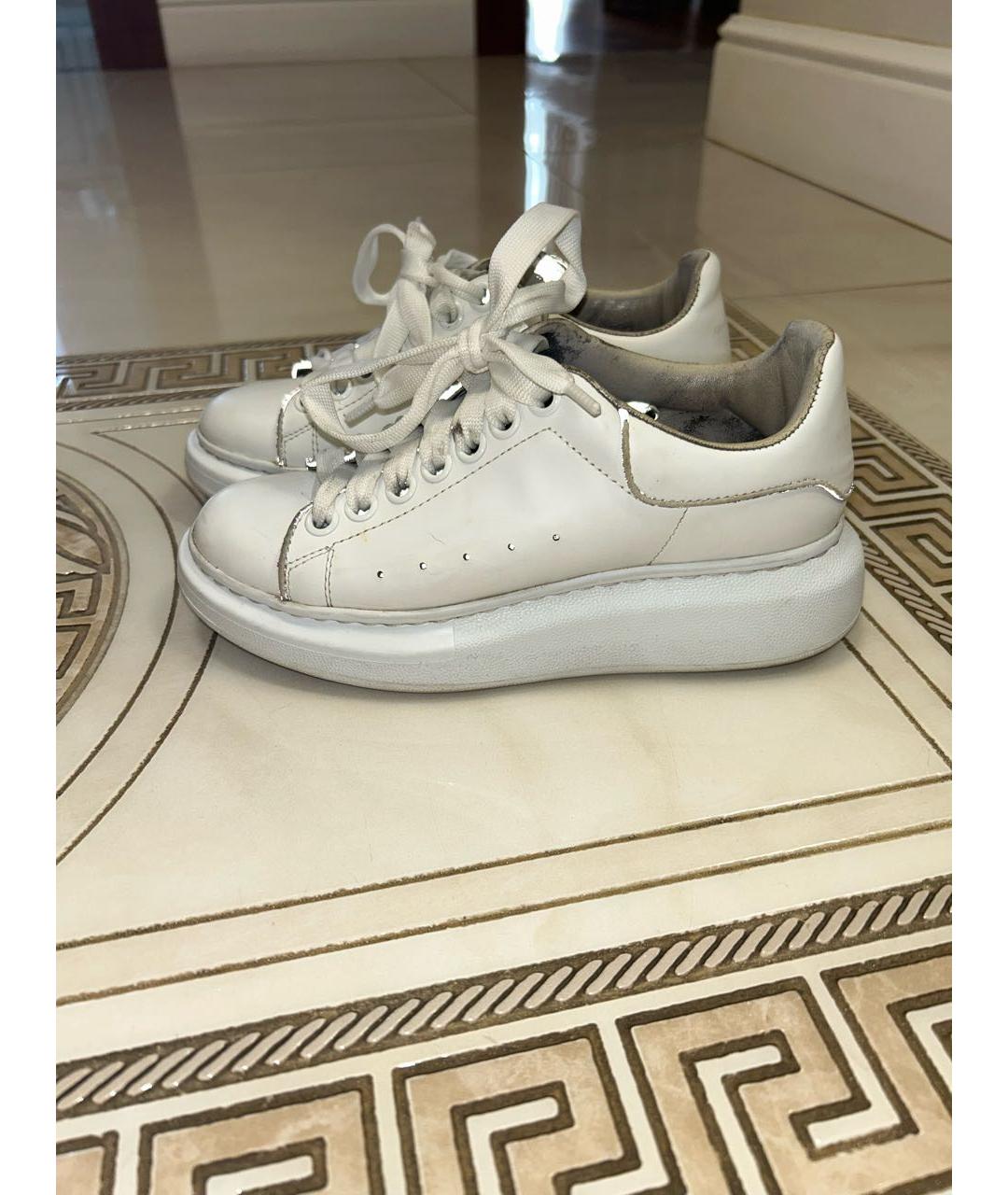 Alexander mcqueen sneakers argento best sale