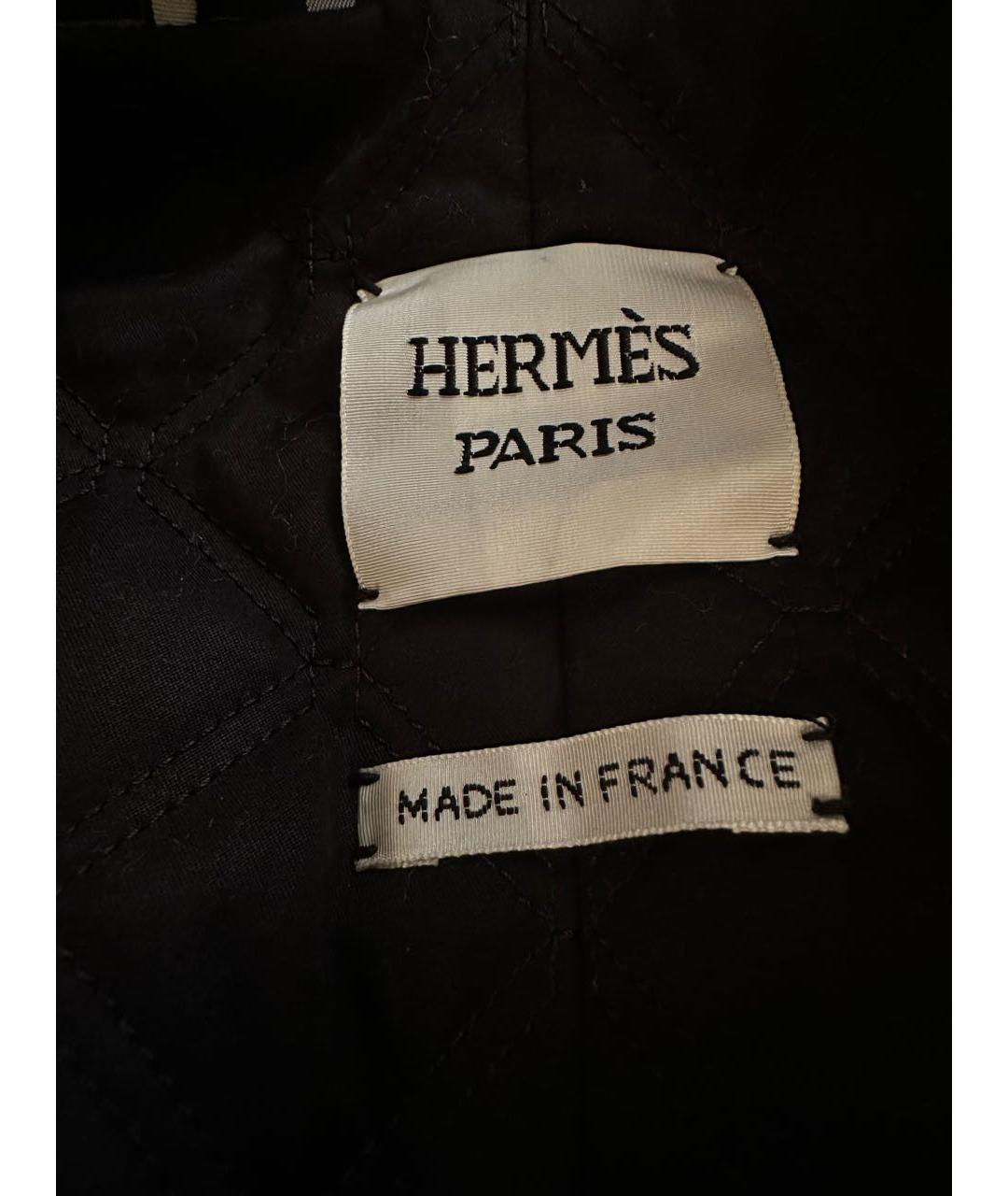 HERMES PRE-OWNED Черная хлопковая куртка, фото 4