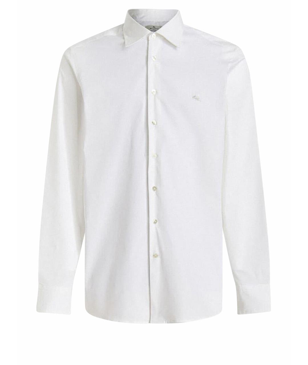ETRO Белая хлопковая кэжуал рубашка, фото 1