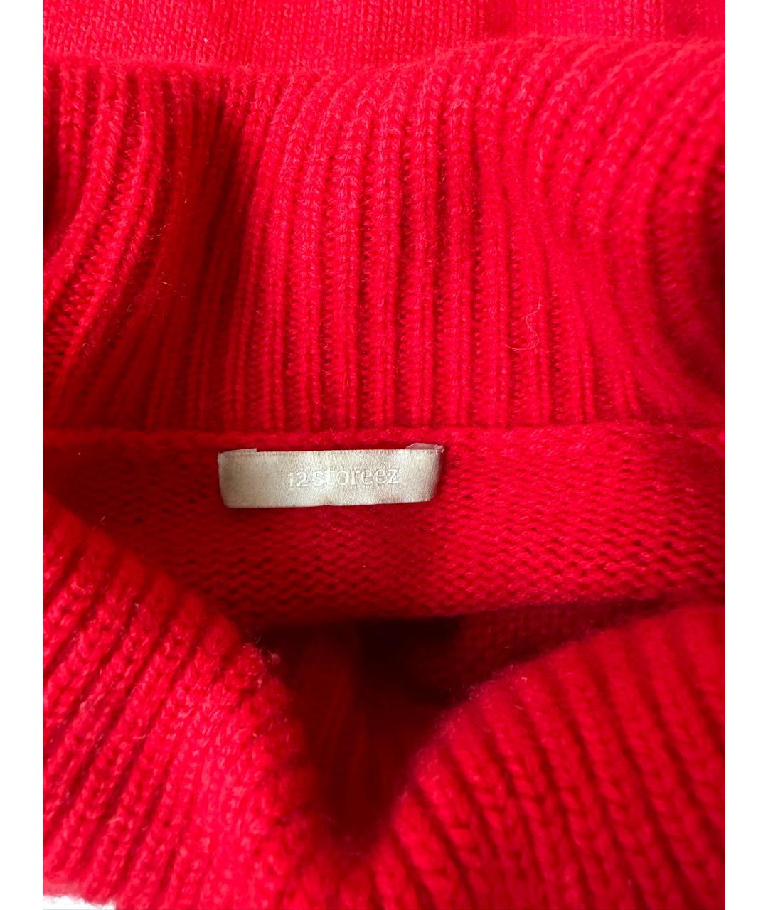 12 STOREEZ Красный кашемировый джемпер / свитер, фото 5