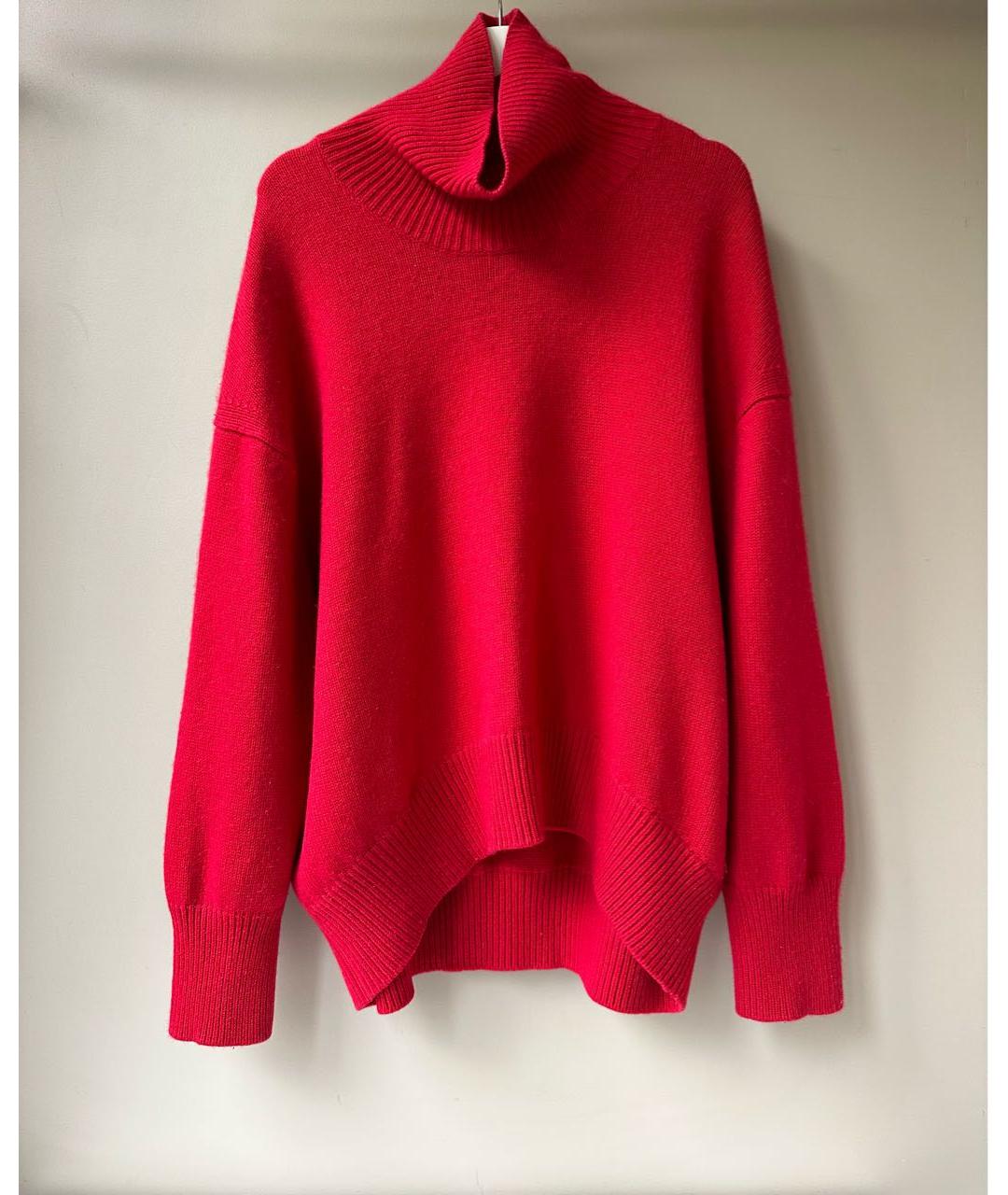 12 STOREEZ Красный кашемировый джемпер / свитер, фото 3