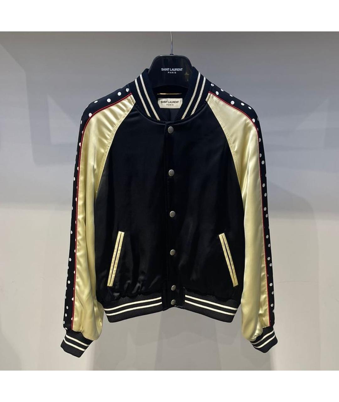 SAINT LAURENT Черная куртка, фото 3