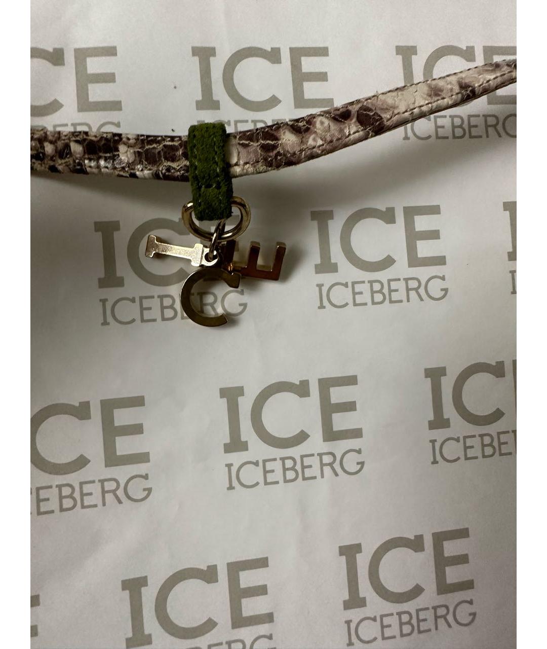 ICEBERG Бежевые замшевые босоножки, фото 2