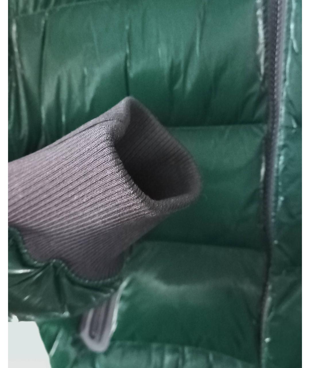 DIESEL Зеленый полиуретановый пуховик, фото 5