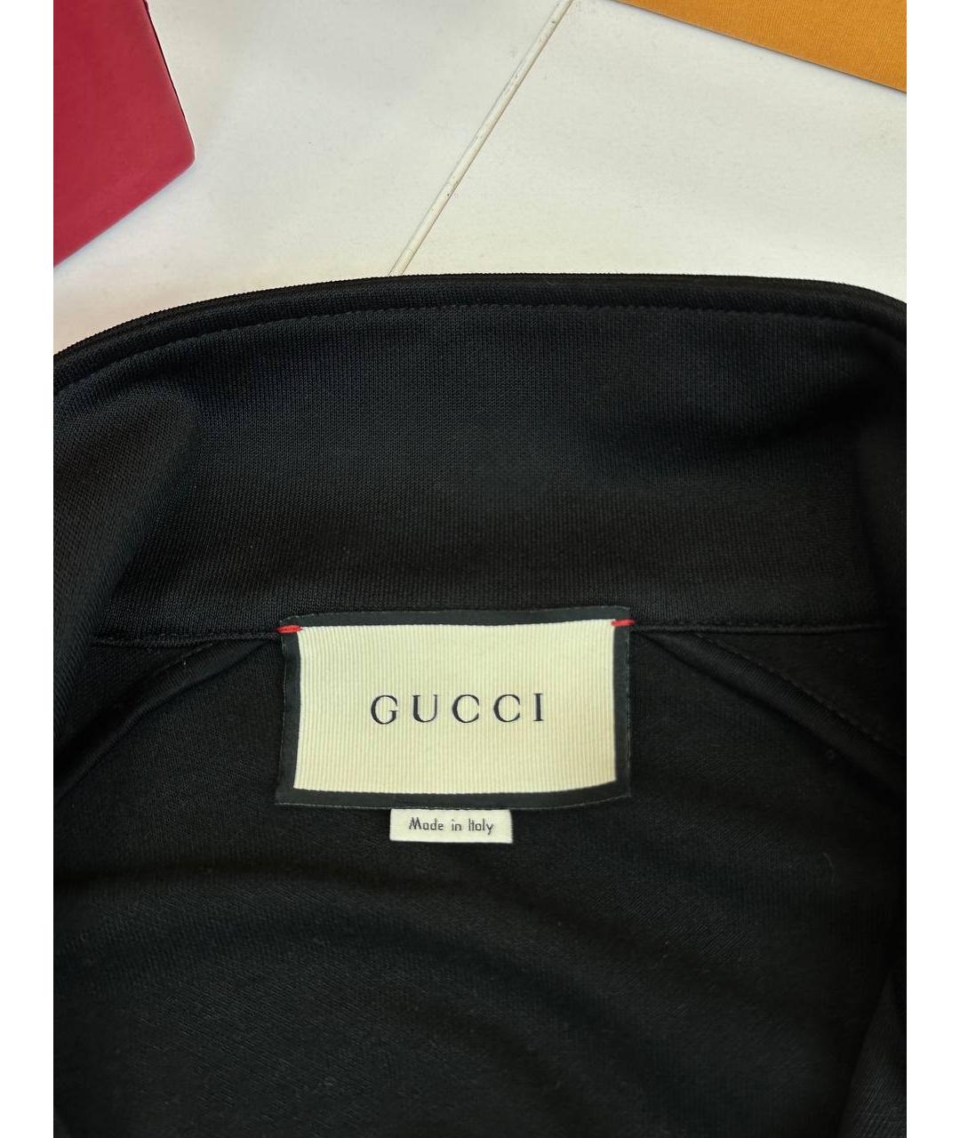 GUCCI Черная спортивная куртка, фото 4