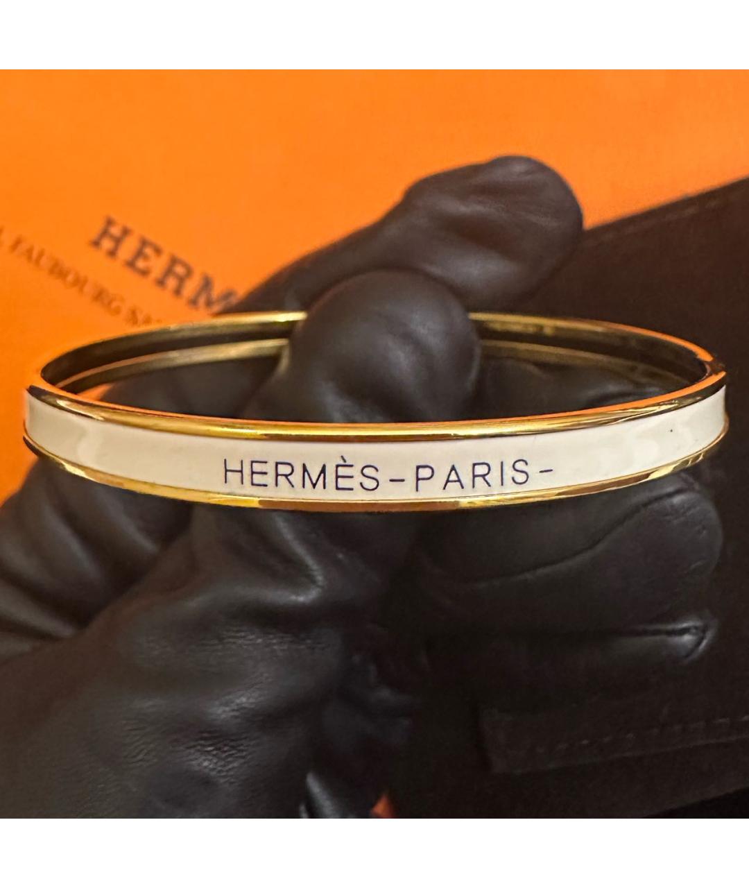 HERMES Бежевый браслет, фото 4