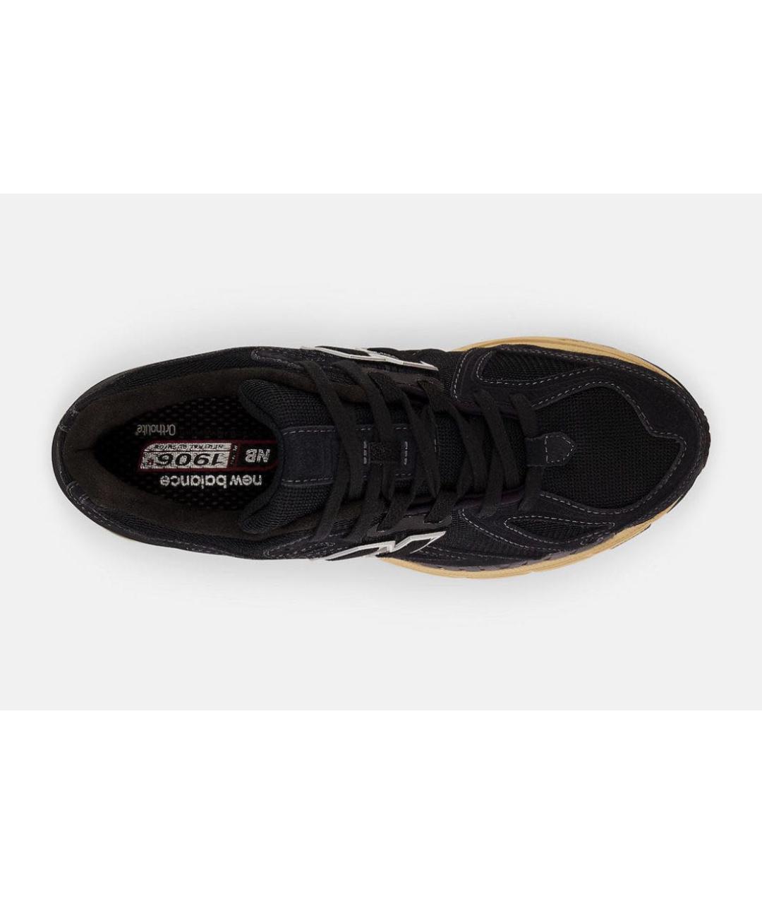 NEW BALANCE Черные текстильные низкие кроссовки / кеды, фото 3