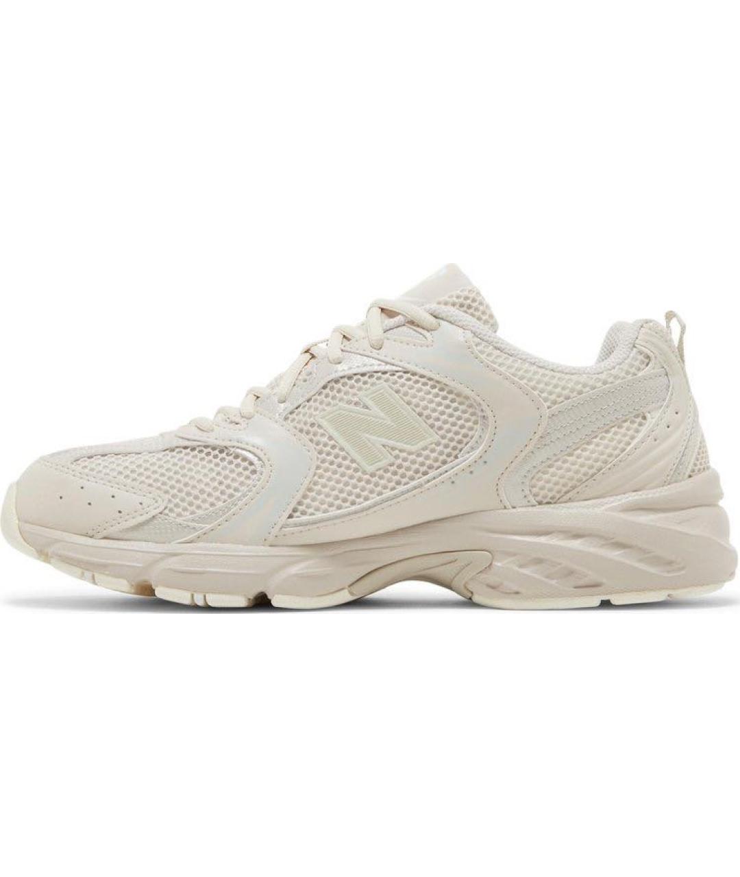 NEW BALANCE Бежевые текстильные низкие кроссовки / кеды, фото 2