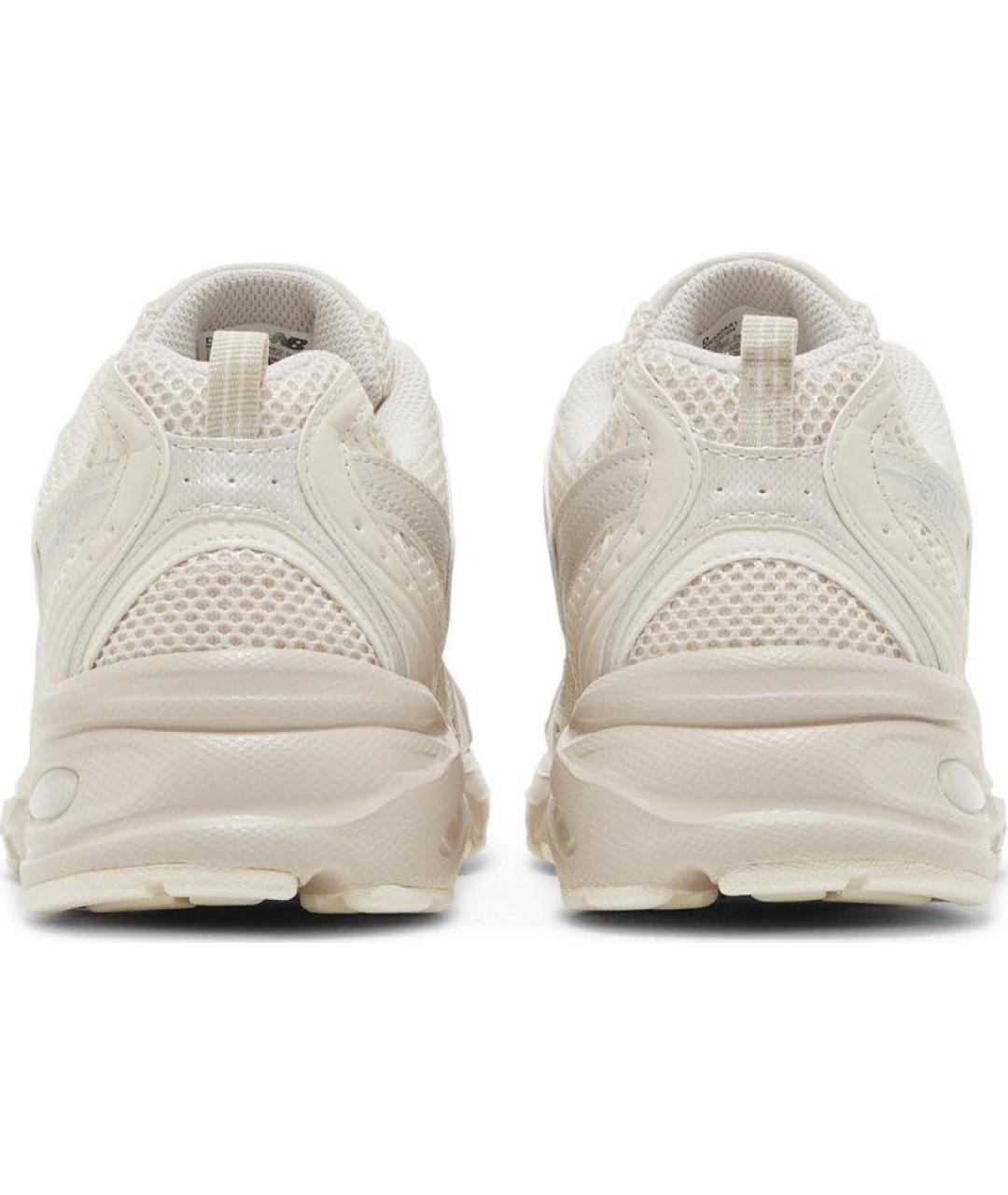 NEW BALANCE Бежевые текстильные низкие кроссовки / кеды, фото 4