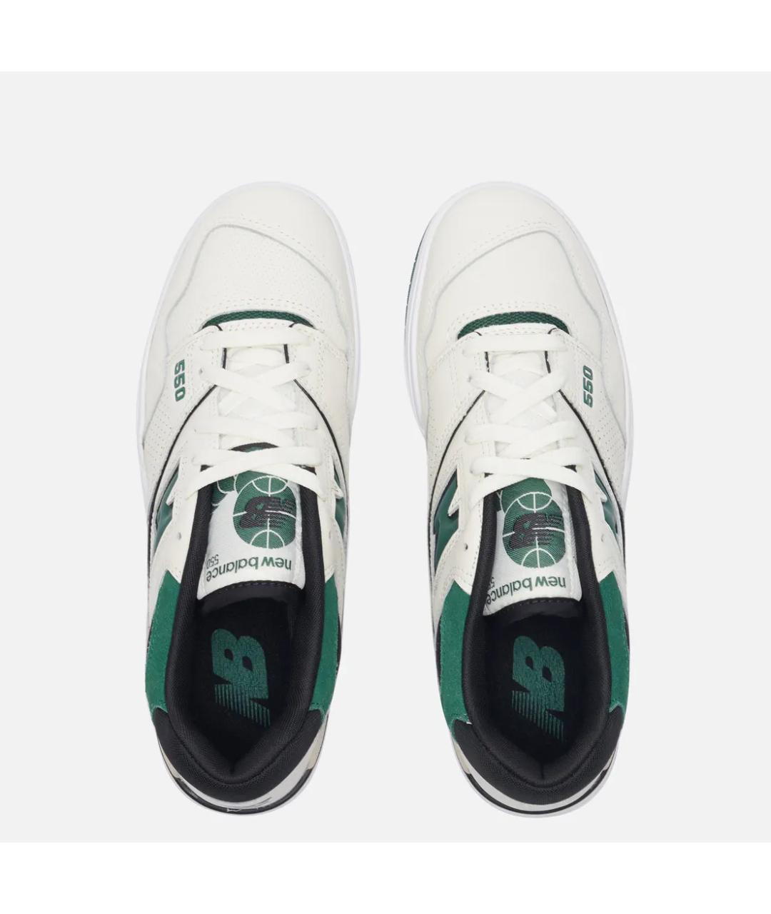 NEW BALANCE Бежевые кожаные кроссовки, фото 3