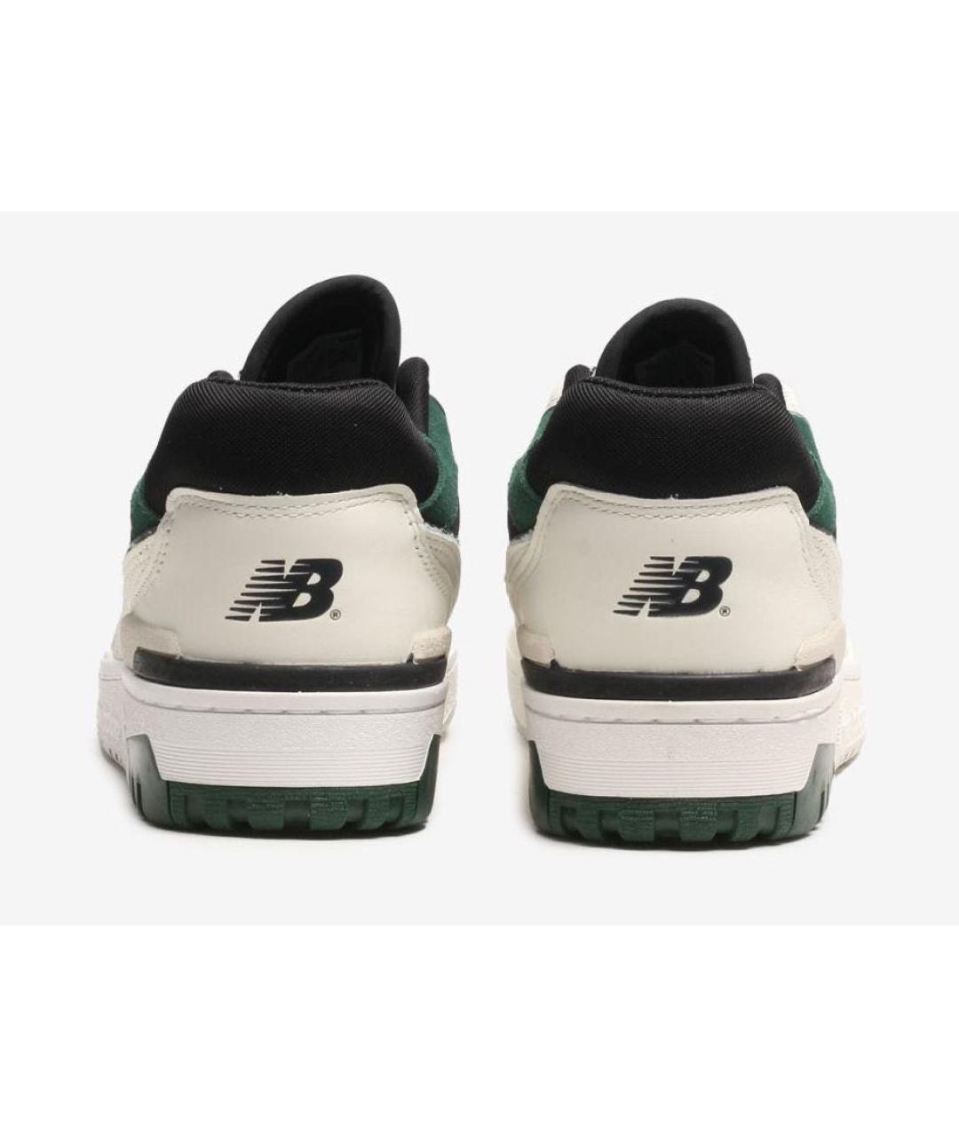 NEW BALANCE Бежевые кожаные низкие кроссовки / кеды, фото 4