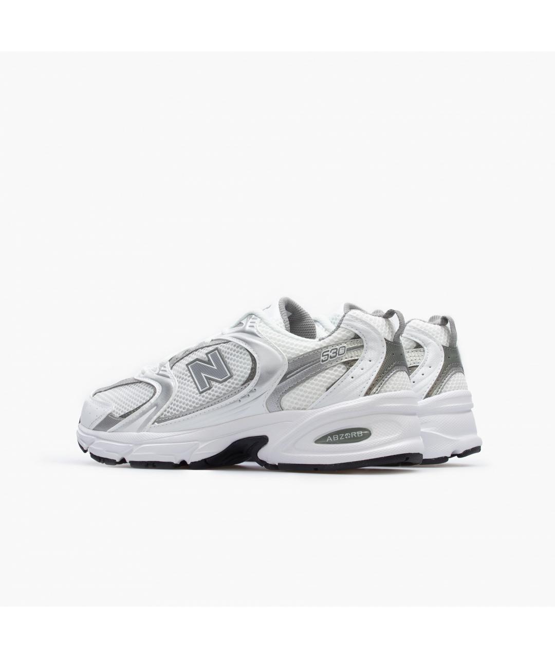 NEW BALANCE Серебряные низкие кроссовки / кеды, фото 3