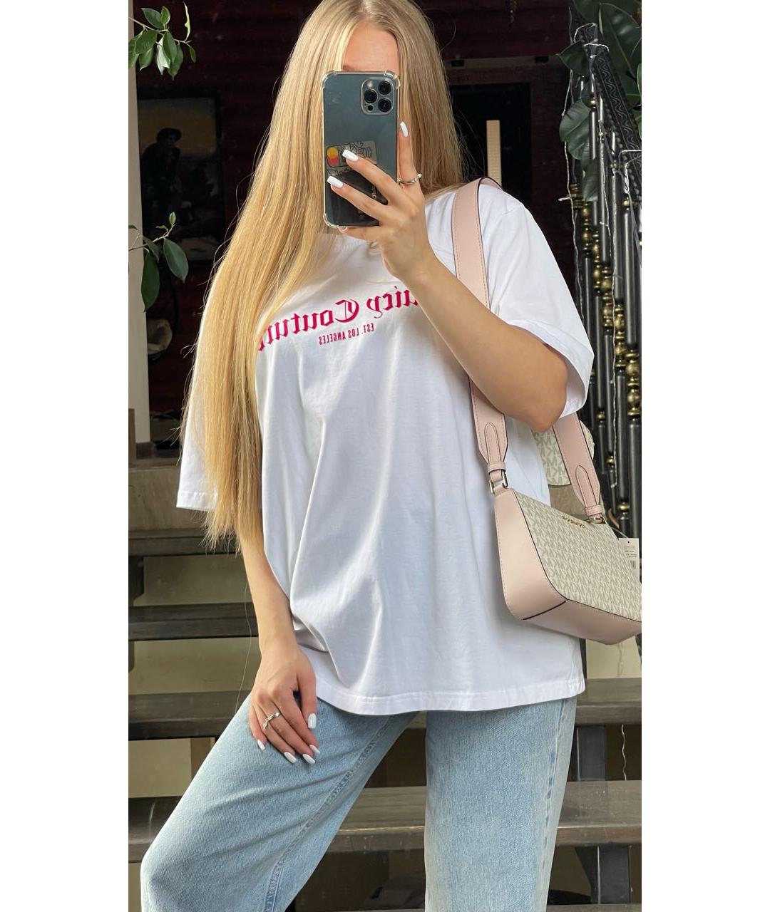 MICHAEL KORS Розовая кожаная сумка через плечо, фото 6