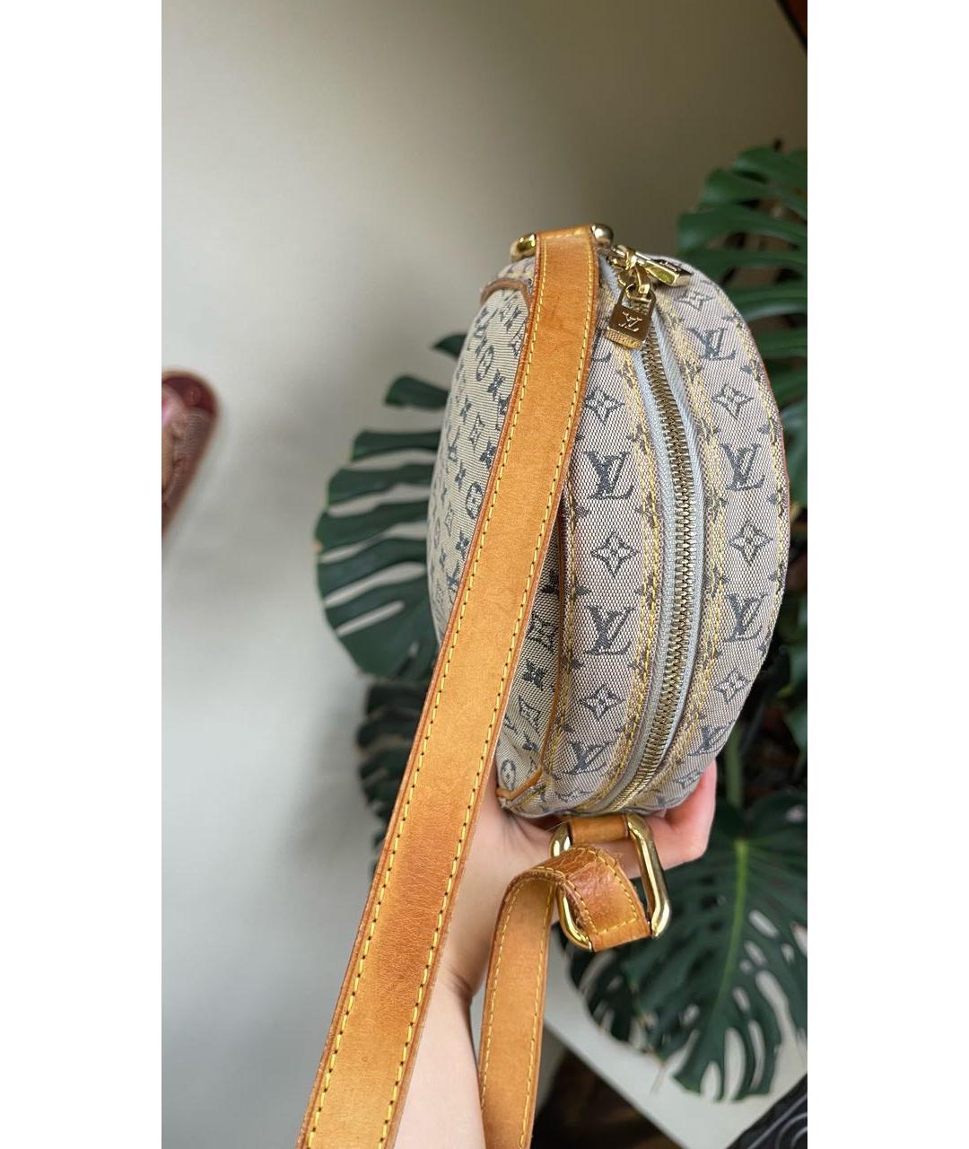 LOUIS VUITTON PRE-OWNED Серая кожаная сумка через плечо, фото 4