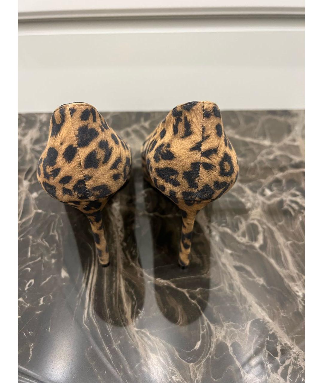JIMMY CHOO Коричневые нубуковые туфли, фото 5