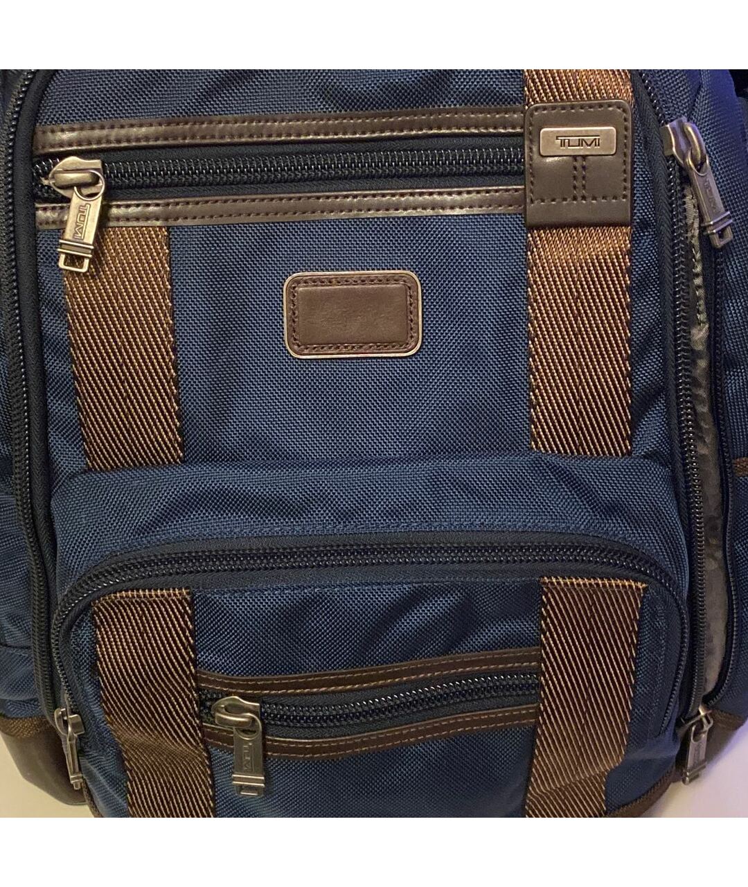 TUMI Синий тканевый рюкзак, фото 4