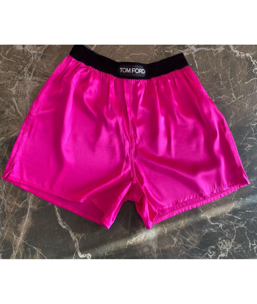 TOM FORD Фуксия шелковые шорты, фото 3