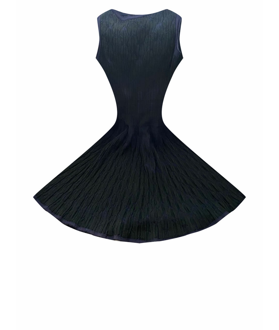 ALAIA Темно-синее вискозное повседневное платье, фото 1