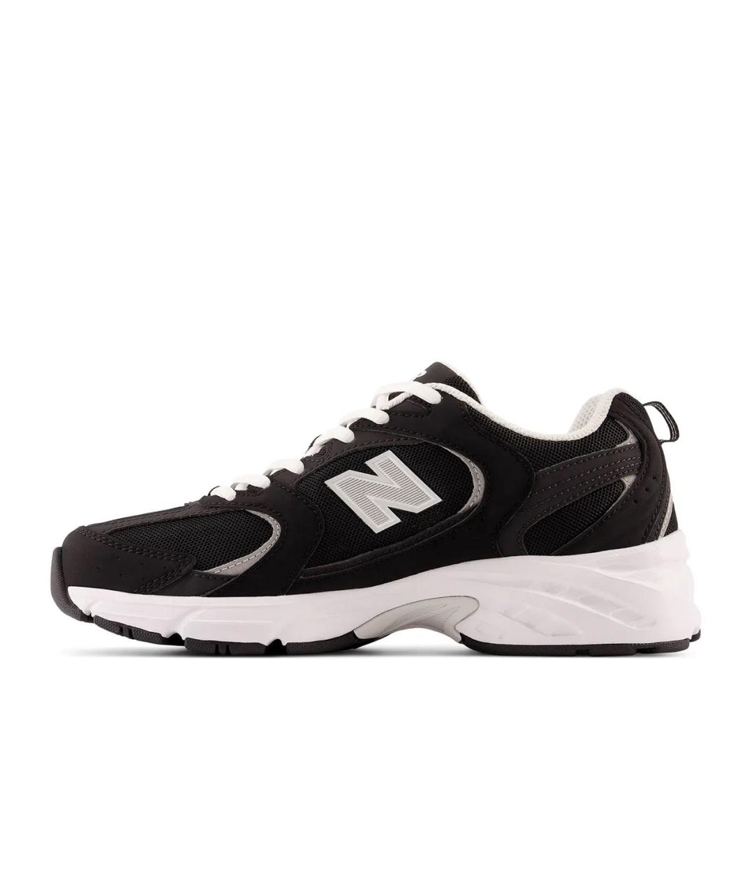 NEW BALANCE Черные текстильные низкие кроссовки / кеды, фото 2