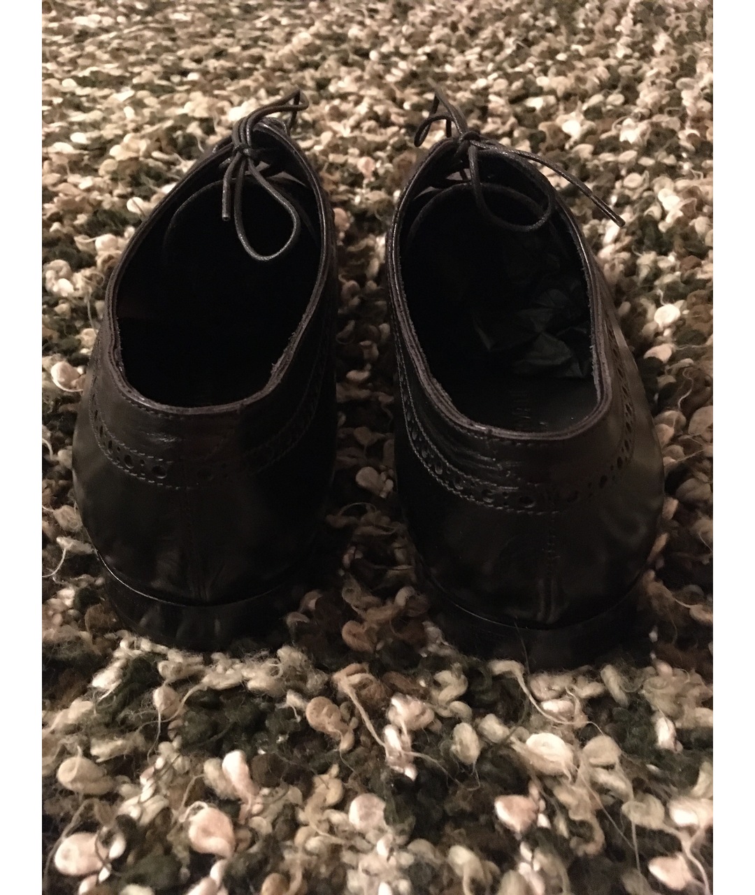 GIORGIO ARMANI Черные кожаные низкие ботинки, фото 4