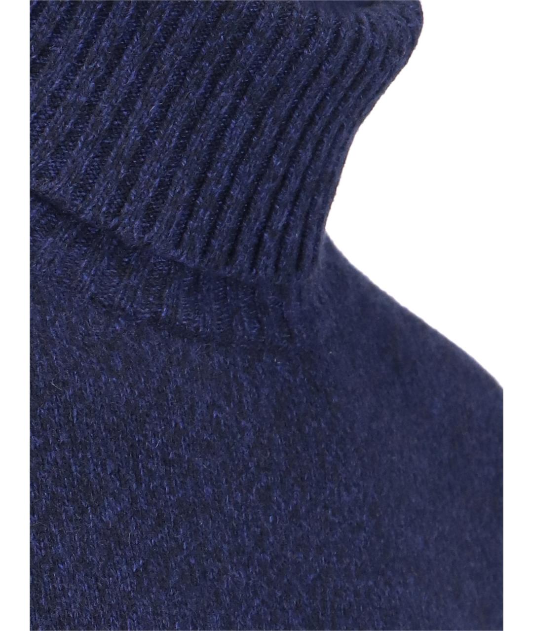 AMI Синий кашемировый джемпер / свитер, фото 5