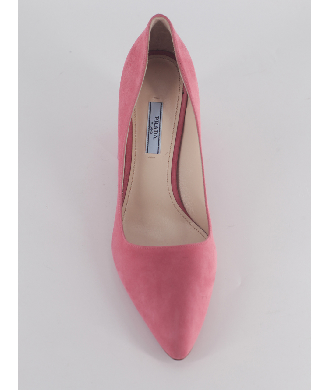PRADA Розовые замшевые туфли, фото 4