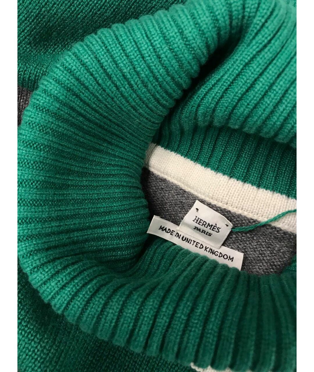 HERMES PRE-OWNED Зеленый джемпер / свитер, фото 3