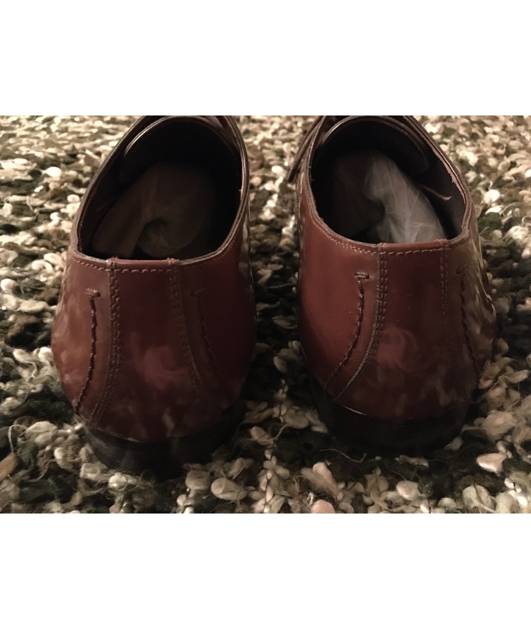 DOLCE&GABBANA Коричневые низкие ботинки из лакированной кожи, фото 4