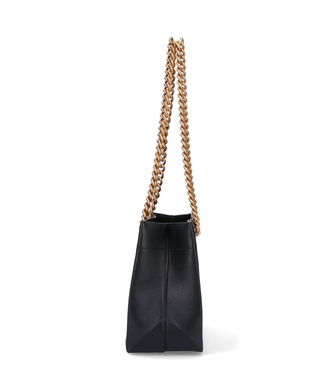 BALENCIAGA Черная кожаная сумка тоут, фото 5