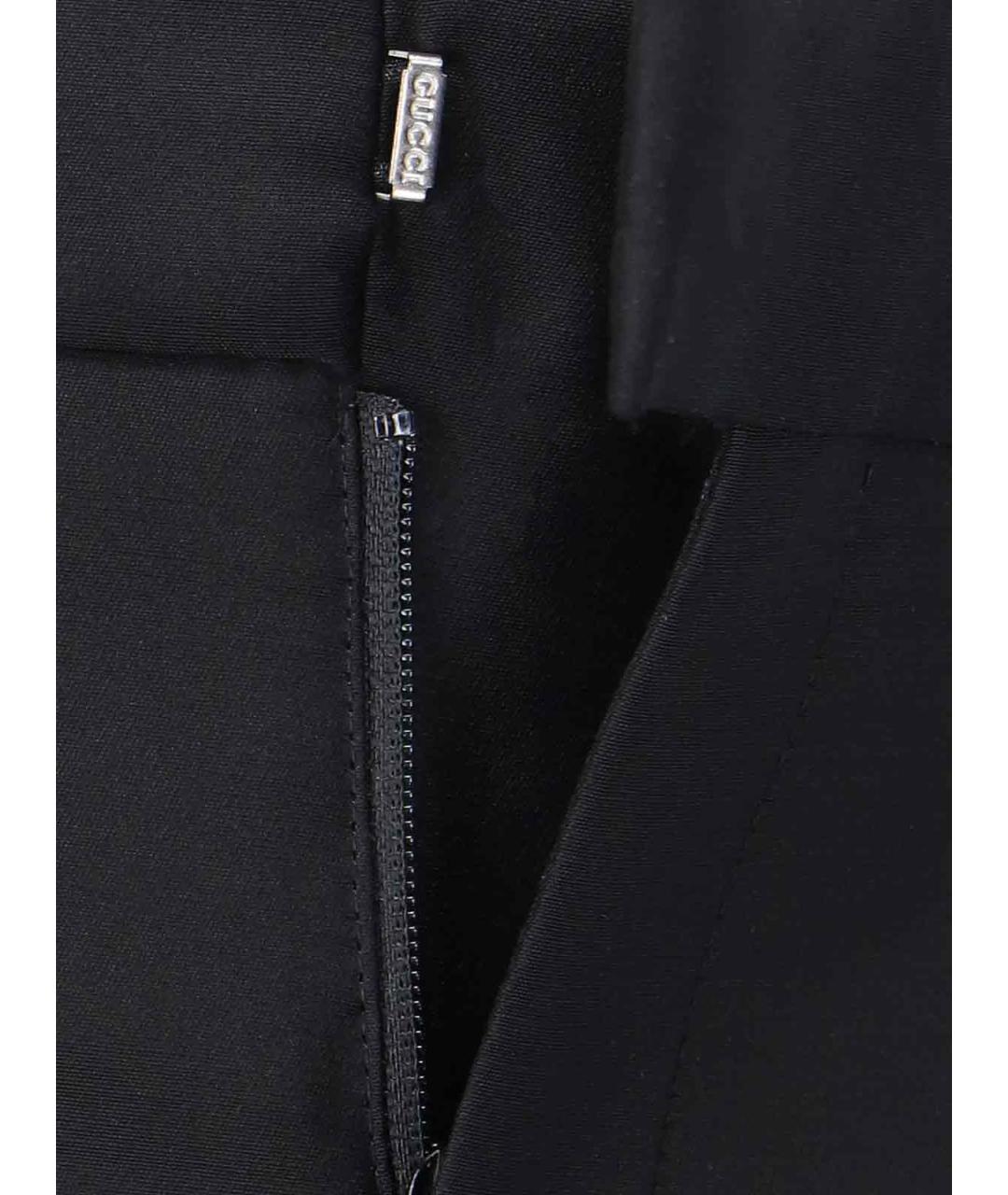 GUCCI Черные прямые брюки, фото 4