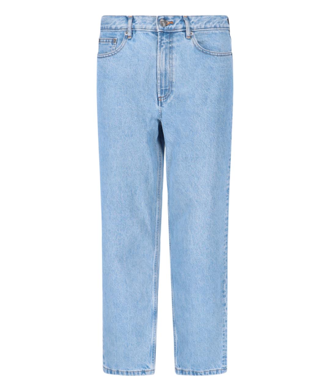 A.P.C. Голубые прямые джинсы, фото 1