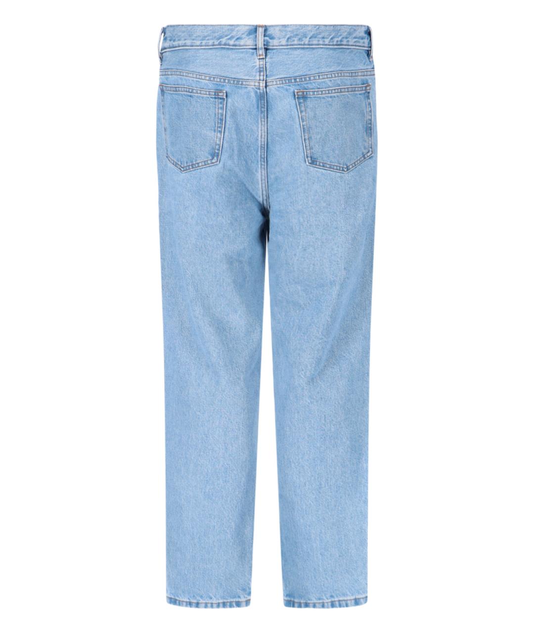 A.P.C. Голубые прямые джинсы, фото 3