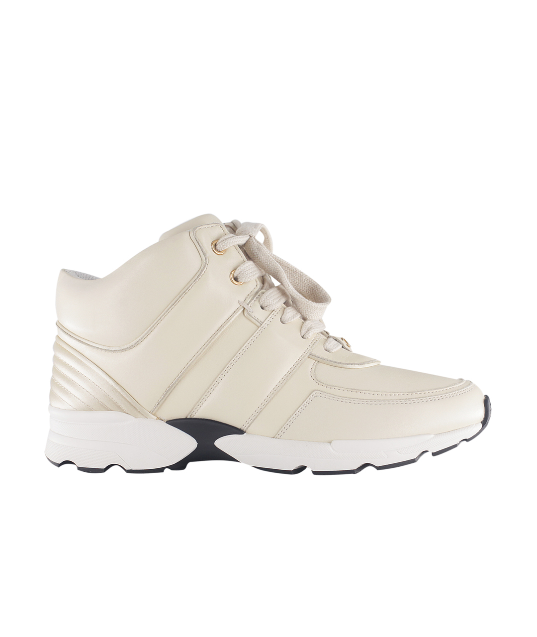 CHANEL PRE-OWNED Белые кожаные кроссовки, фото 1