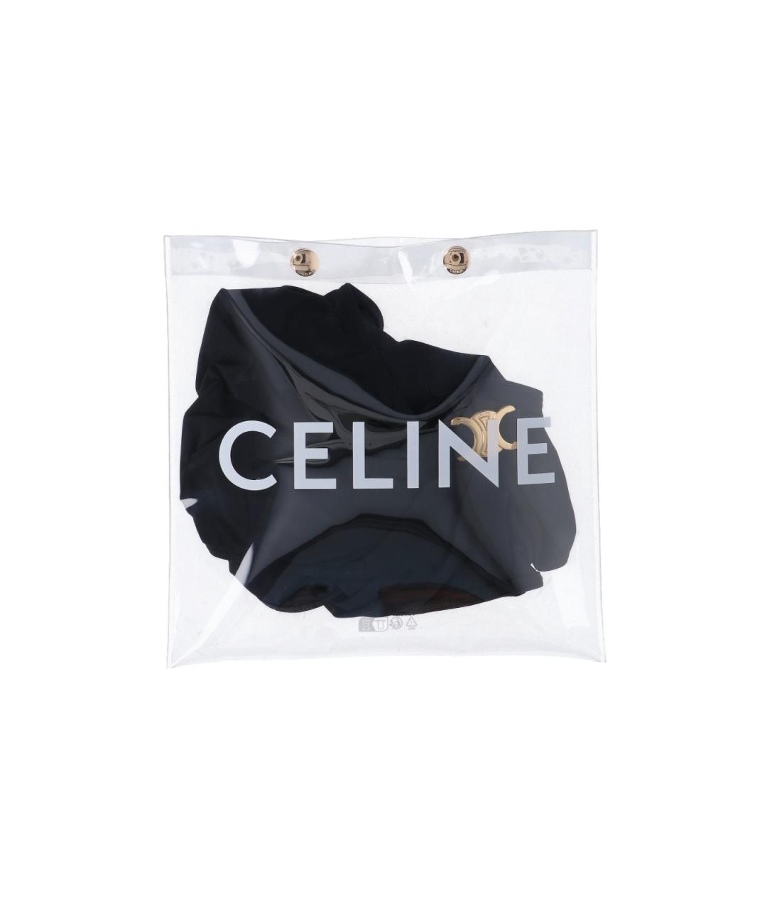 CELINE PRE-OWNED Черный полиамидовый купальник, фото 5