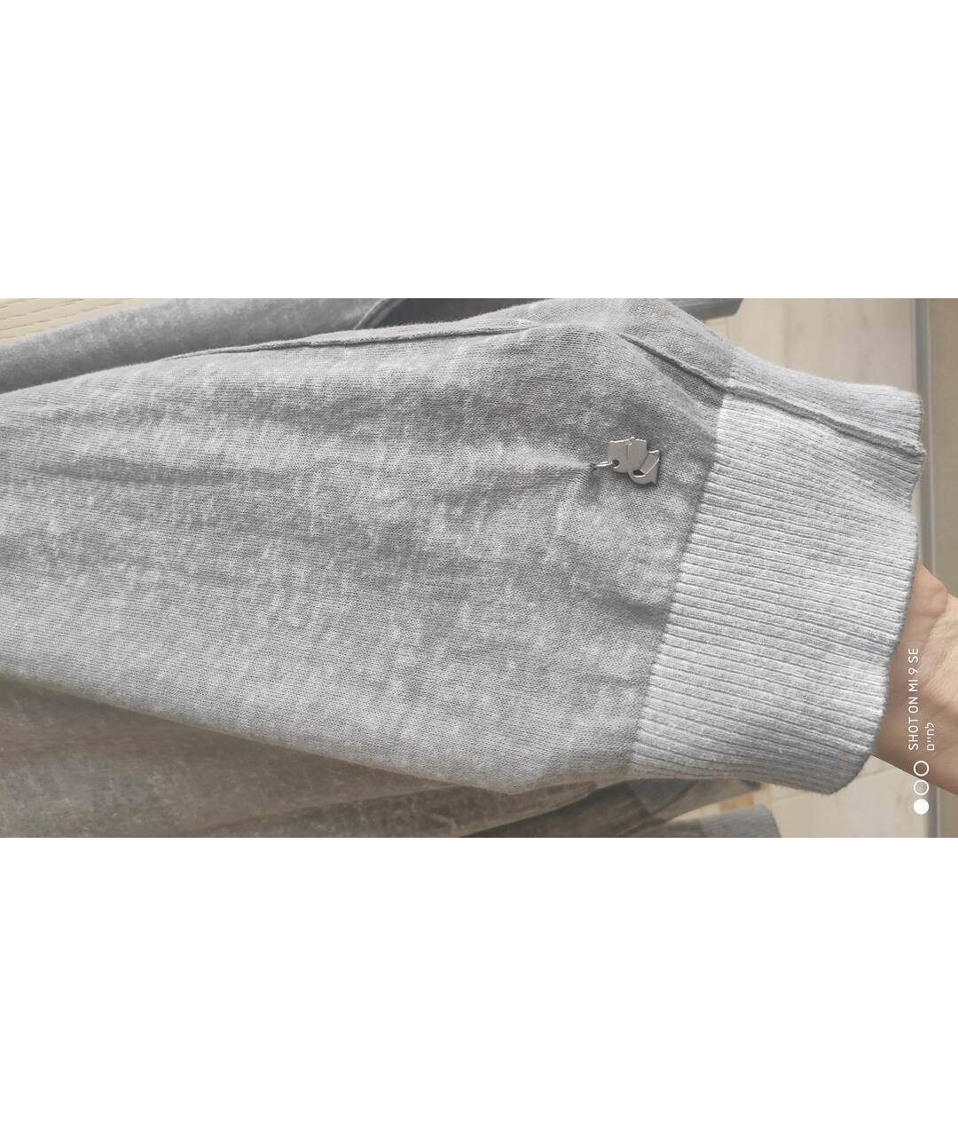 KARL LAGERFELD Серый хлопковый джемпер / свитер, фото 4
